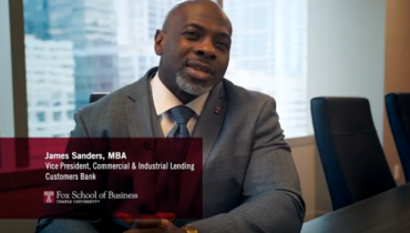 James Sanders, Temple Fox MBA