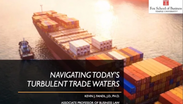 Navigating Today’s Turbulent Trade Waters